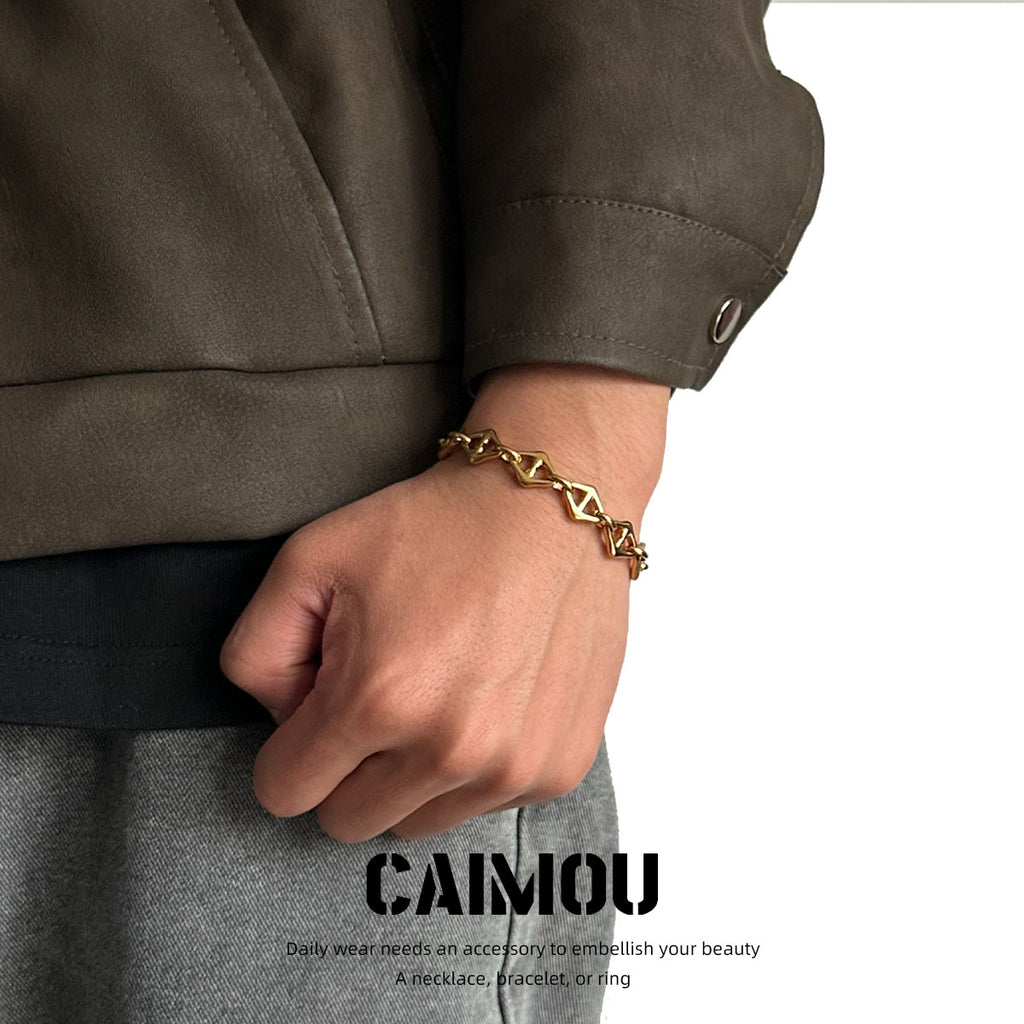 Geometric Rhombus Bracelet