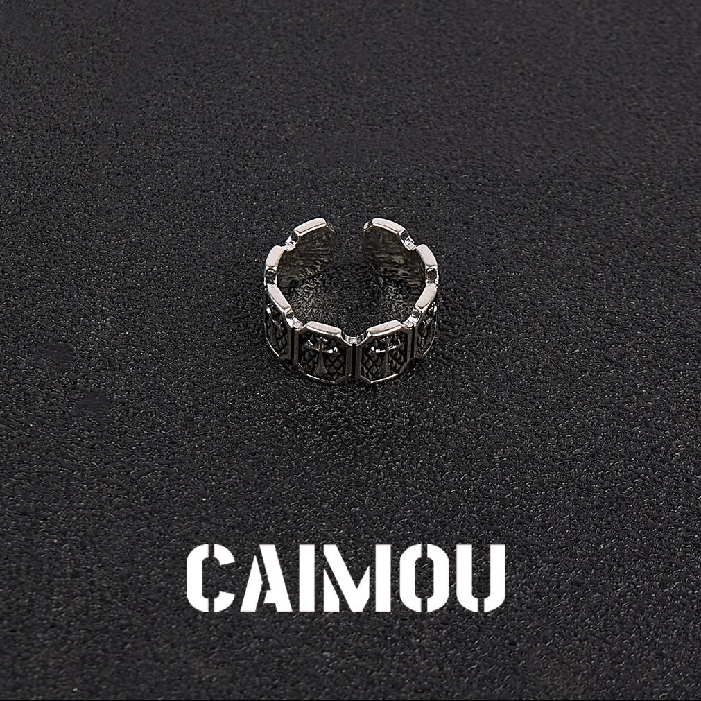 Multi-cross Adjustable Open Ring
