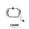 Dark Cross Bracelet