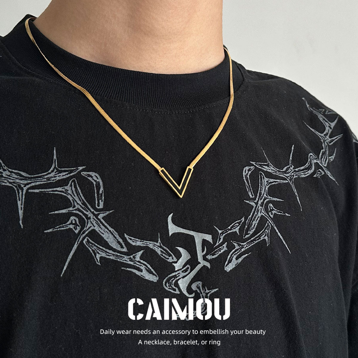 V-Shape Choker Necklace