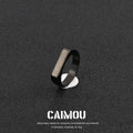 Black Titanium Steel Signet Rings (Multi Styles)