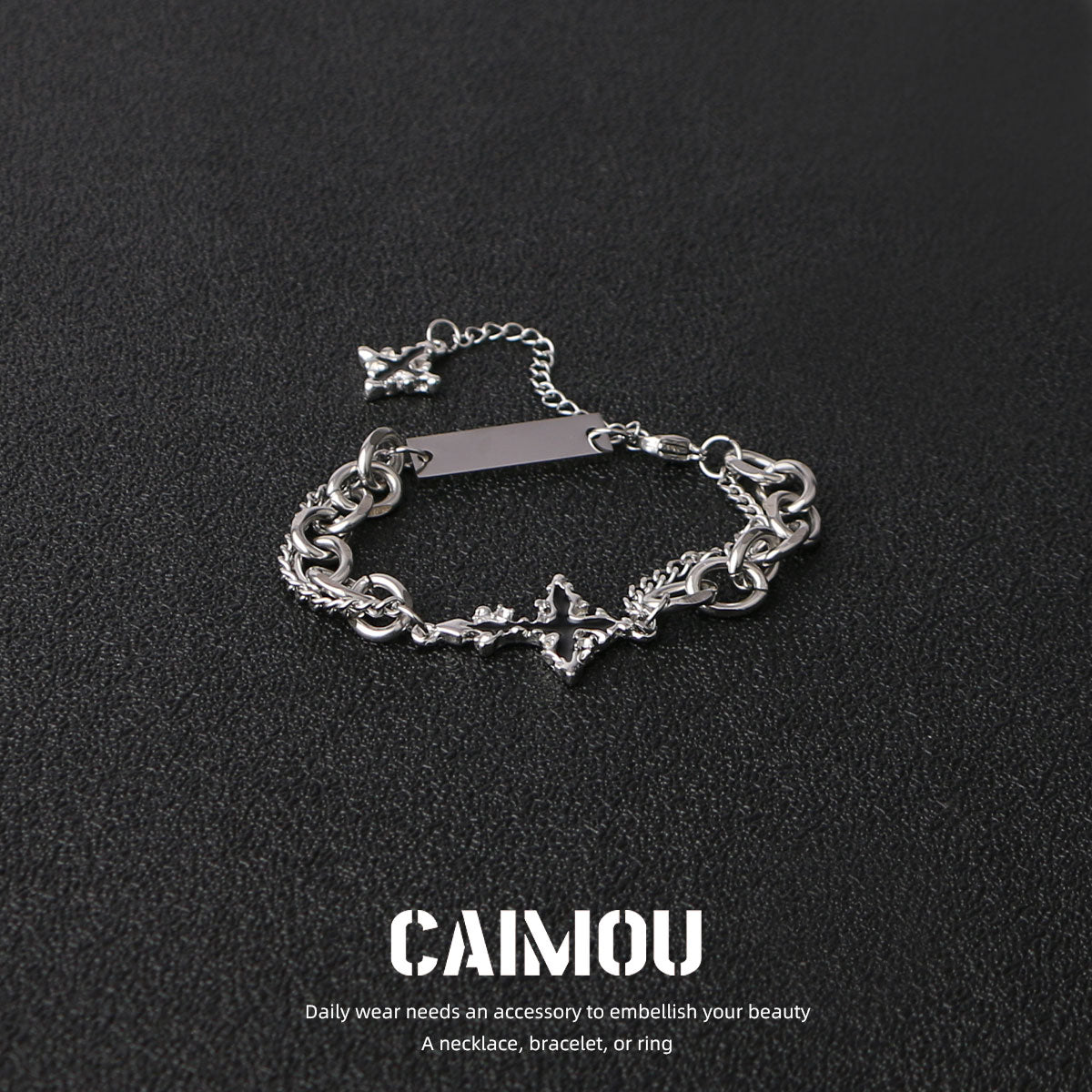 Dark Cross Bracelet