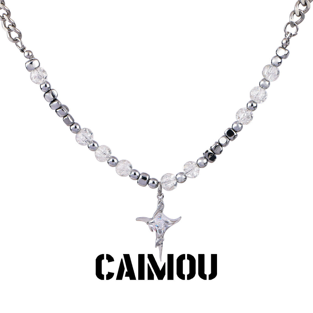 ✨✝️cross zircon necklace