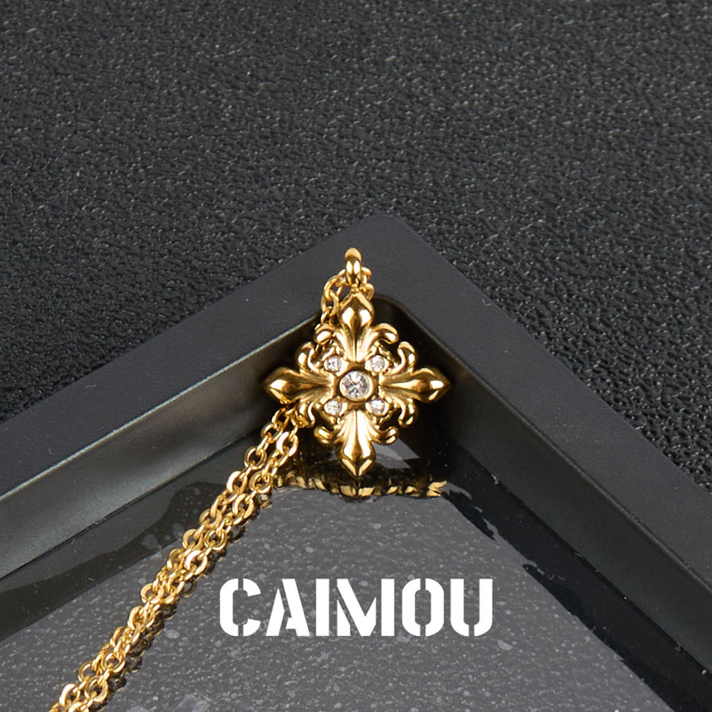 Diamond Cross Pendant Necklace