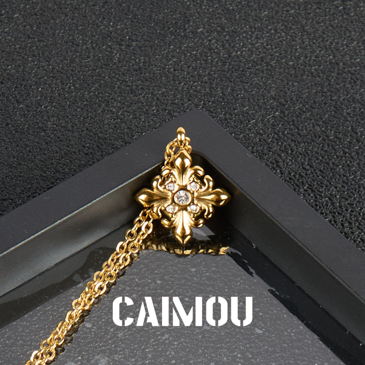 Diamond Cross Pendant Necklace