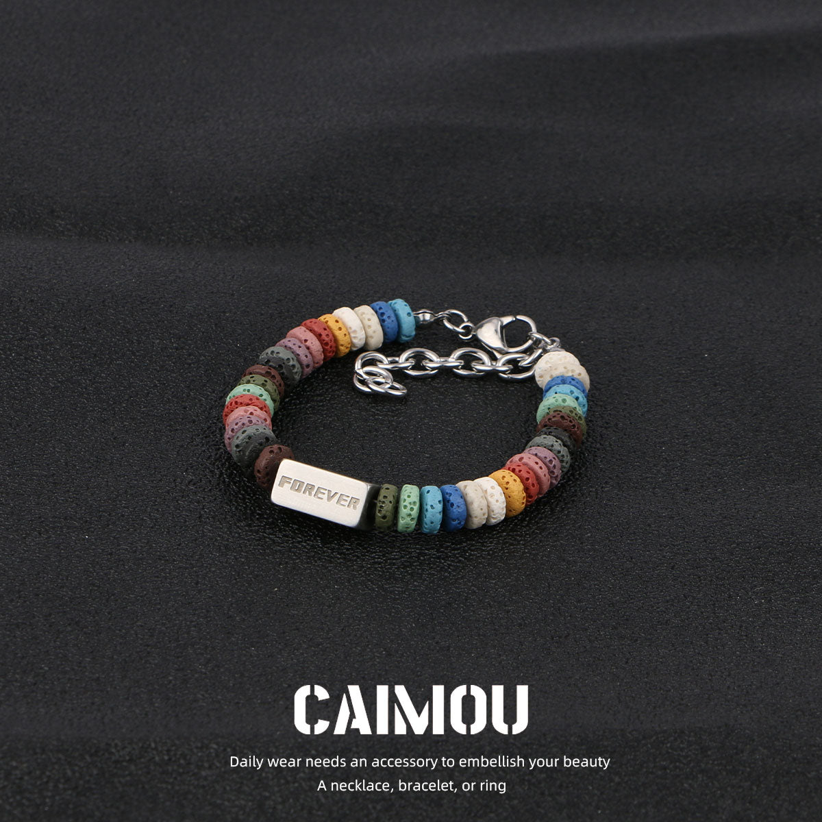 volcanic stone bracelet