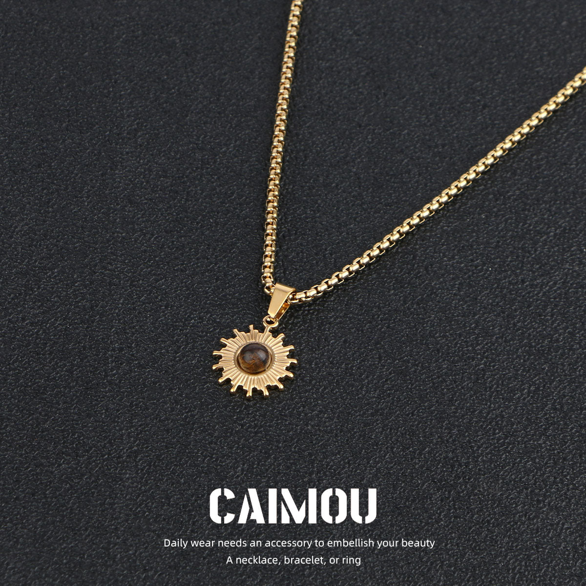 sun necklace