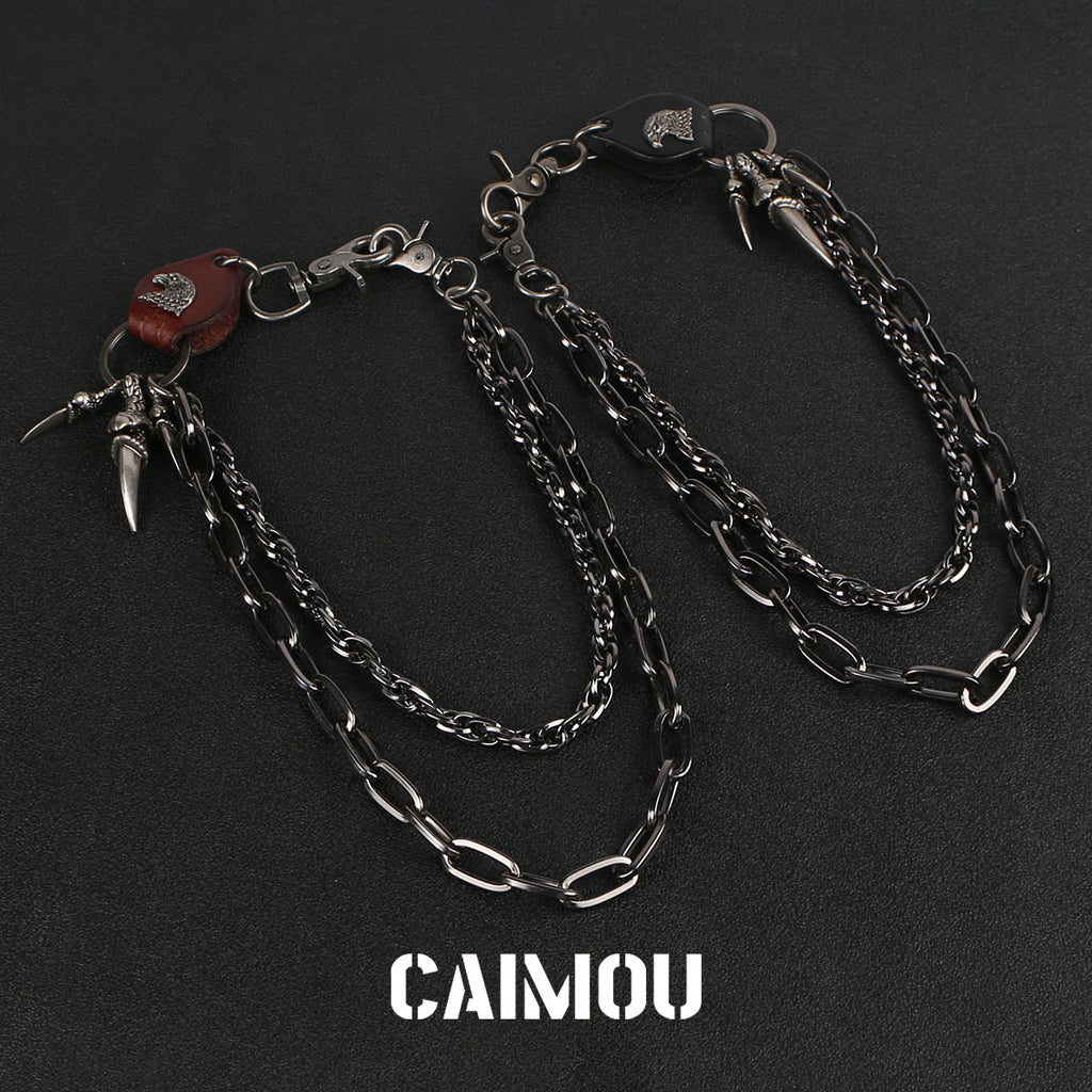 Eagle Claw Double-Layer Pants Chain