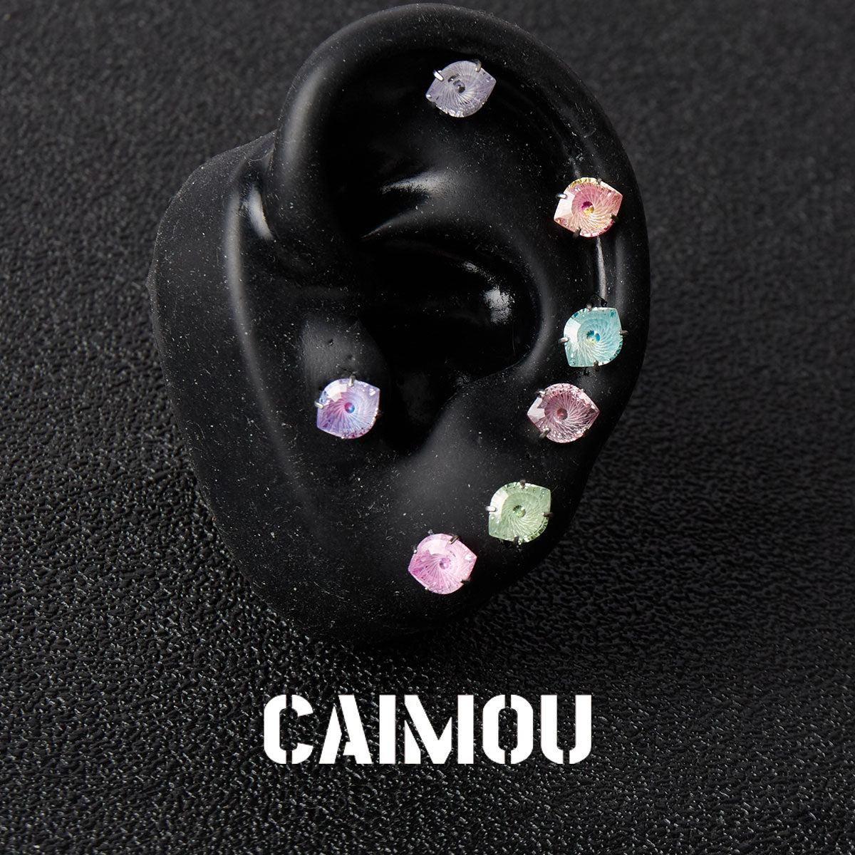 Evil Eye Zircon Stud Earrings