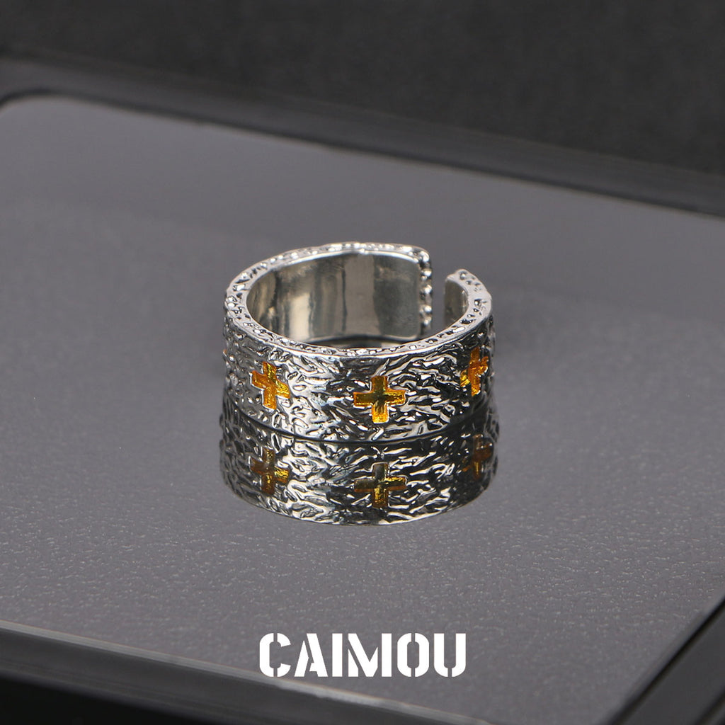 Gold Cross Ring