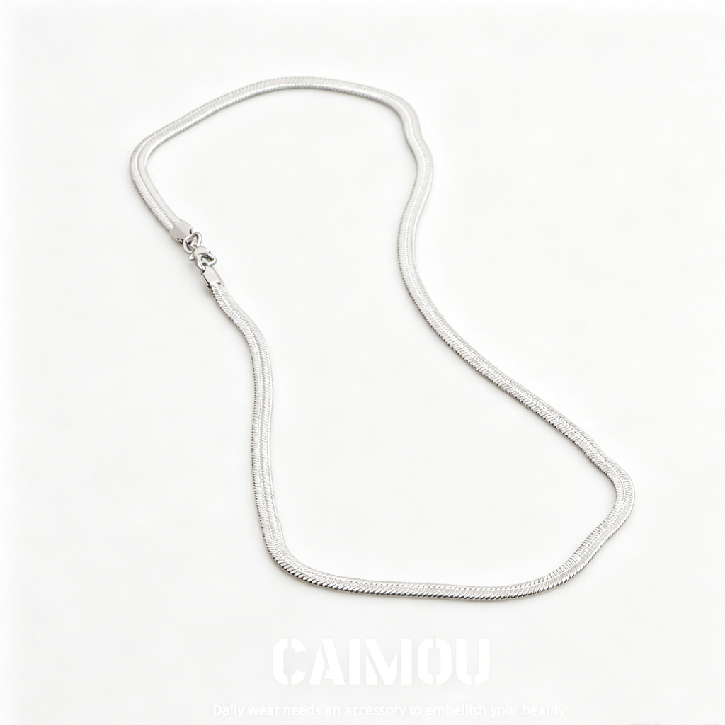 Flat Snake Chain Necklace