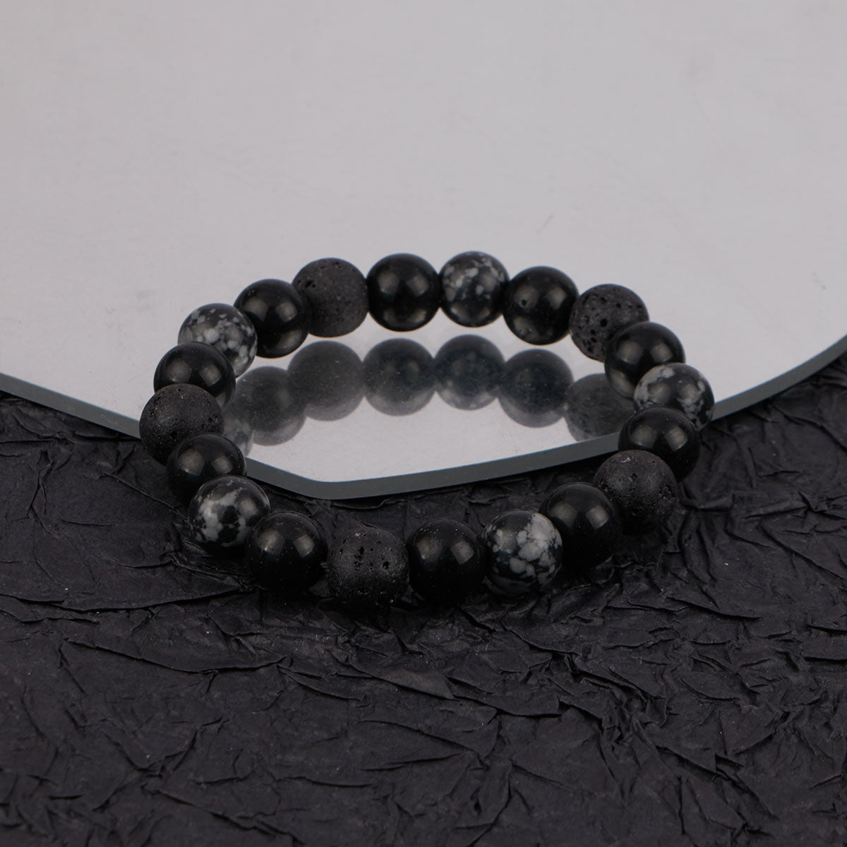 Natural Stone Beaded Bracelet