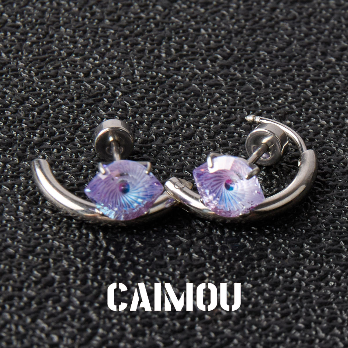 Evil Eye Zircon Stud Earrings