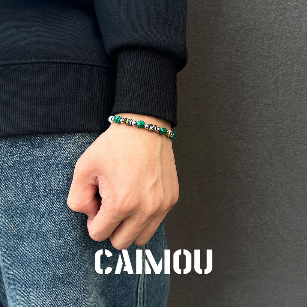 Malachite Beaded Bracelet