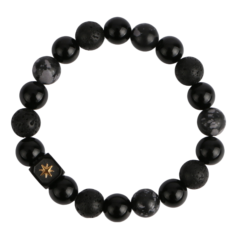 Natural Stone Beaded Bracelet