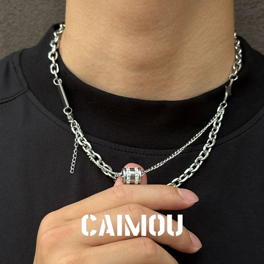 Hourglass Double Layer Necklace