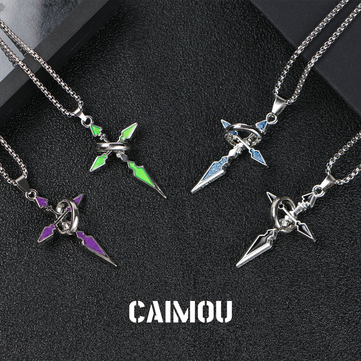 ✝️⭕Single-ring cross necklace
