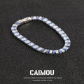 Full diamond zircon bracelet