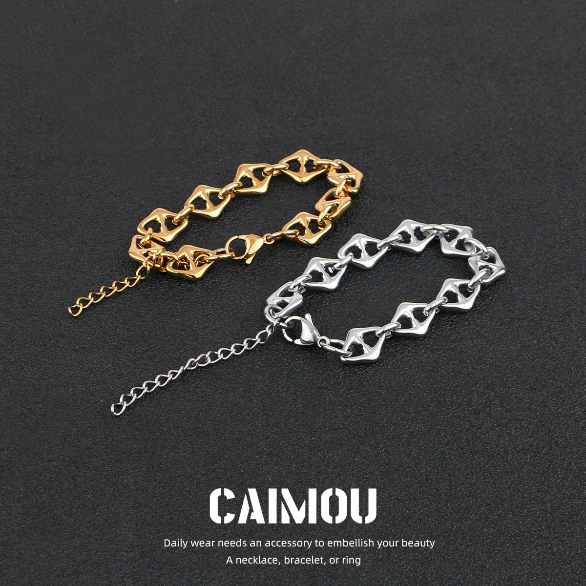 Geometric Rhombus Bracelet
