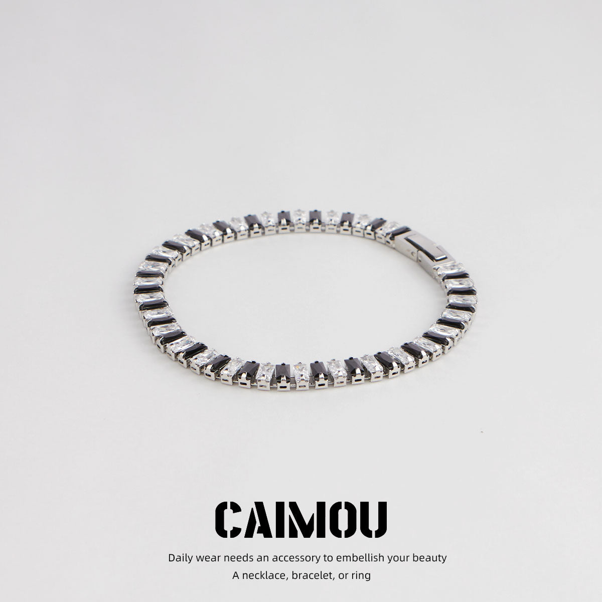 Full diamond zircon bracelet