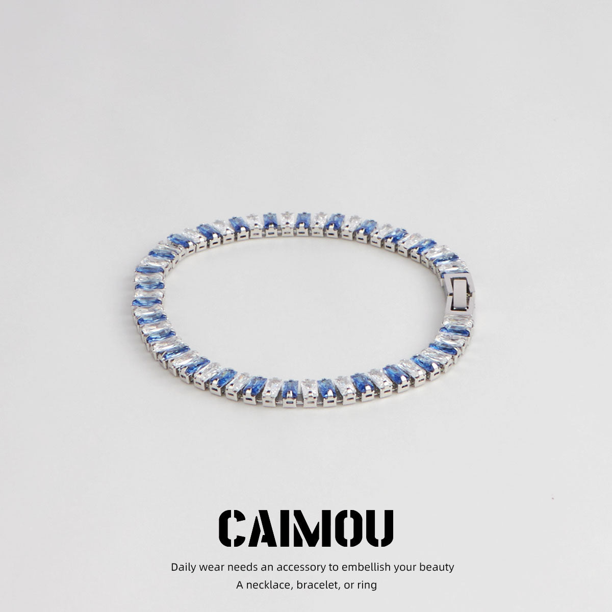 Full diamond zircon bracelet