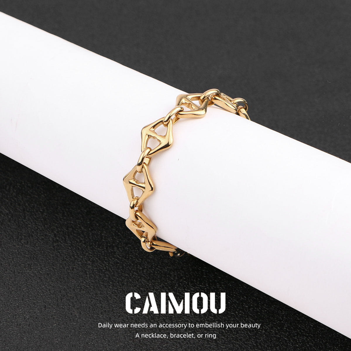 Geometric Rhombus Bracelet