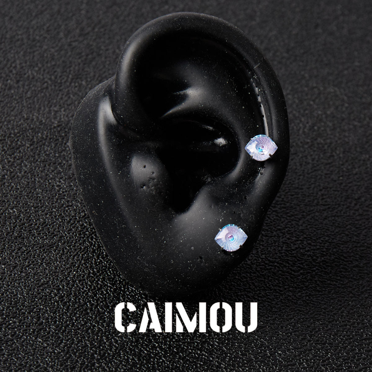 Evil Eye Zircon Stud Earrings