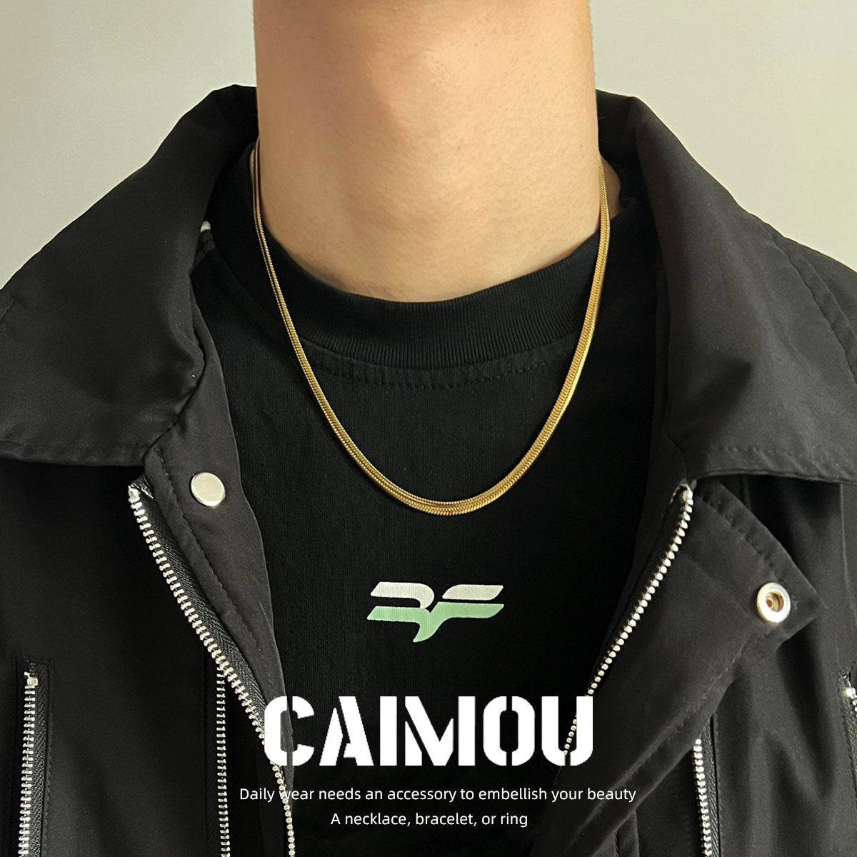 Flat Snake Chain Necklace