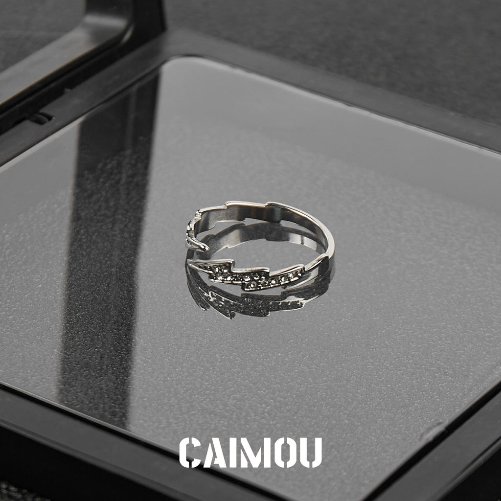 Lightning Open Adjustable Ring