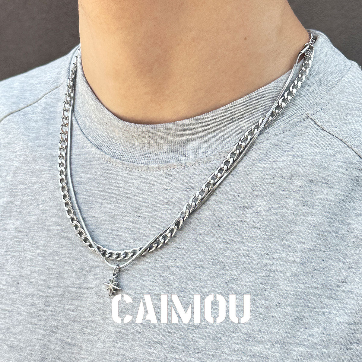 Octagram Double Layer Necklace