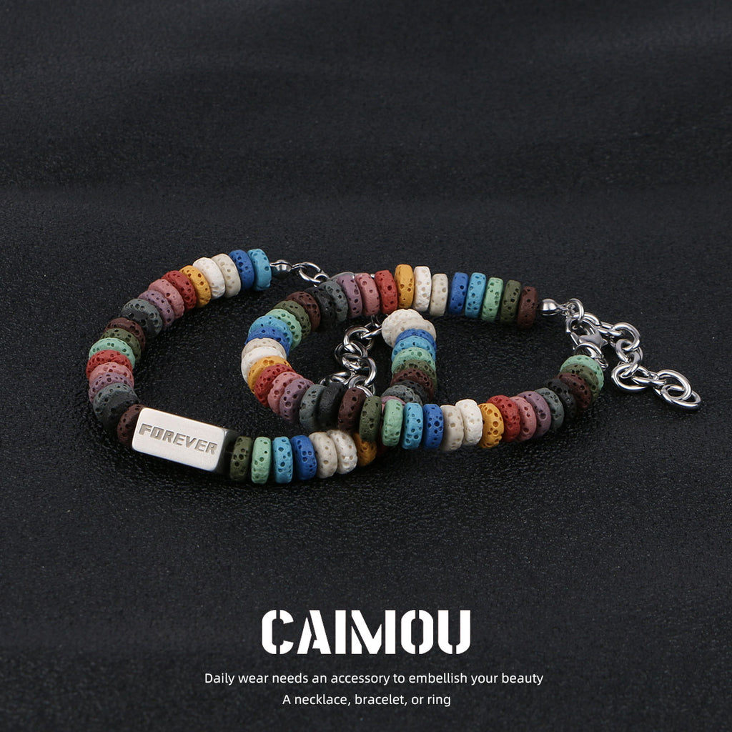 volcanic stone bracelet