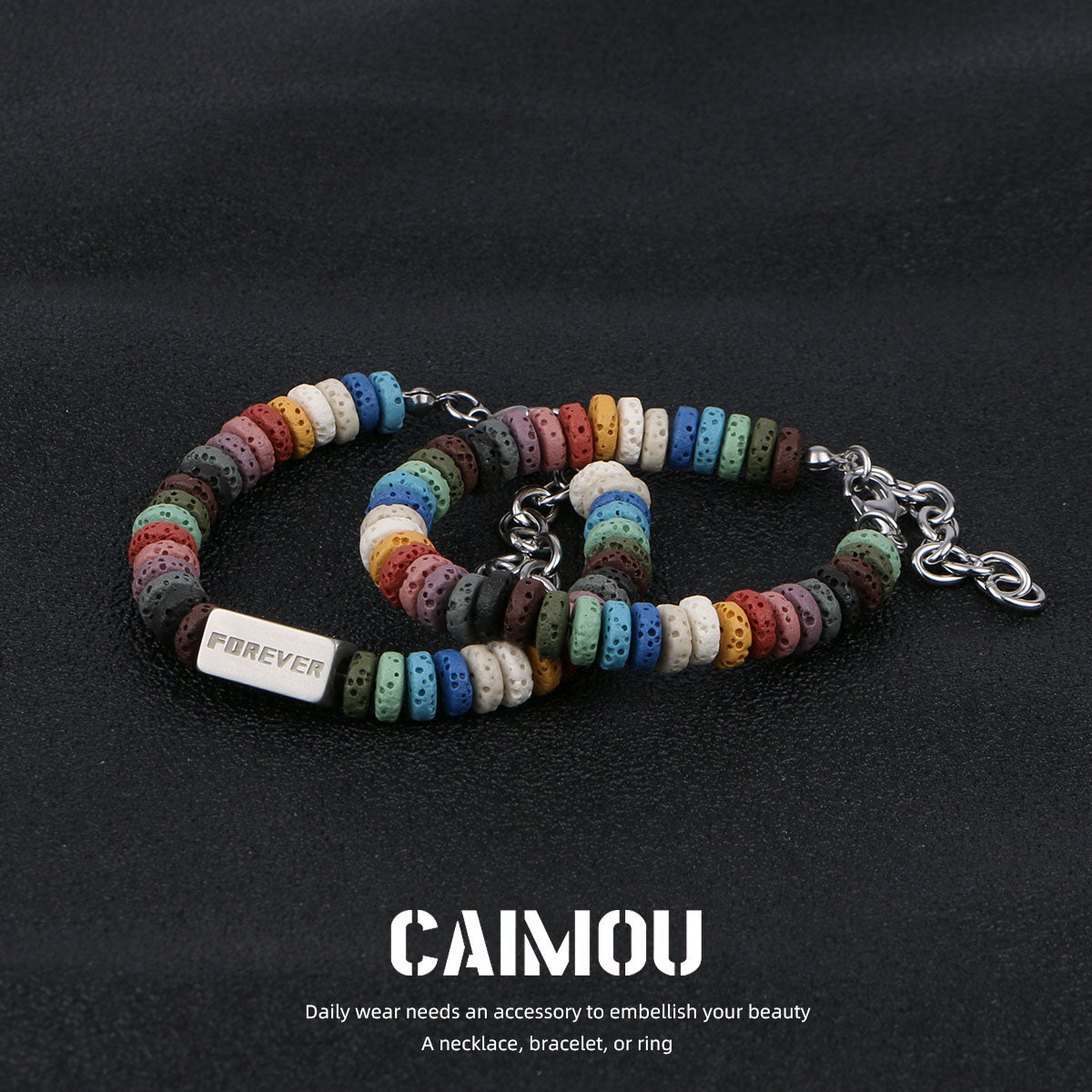 volcanic stone bracelet