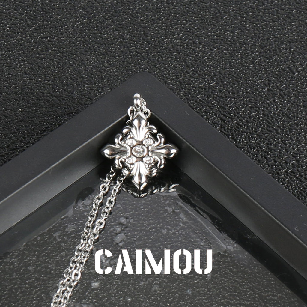Diamond Cross Pendant Necklace