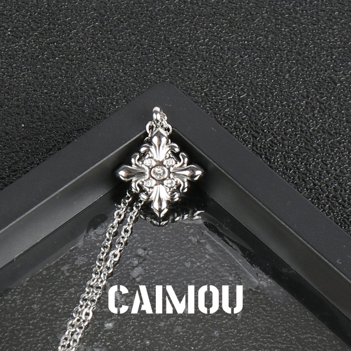 Diamond Cross Pendant Necklace