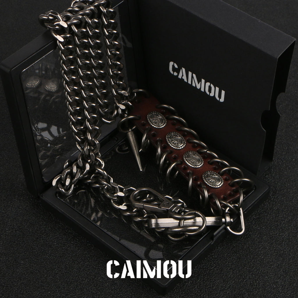 Spiked Dragon Spine Double Layer Pants Chain