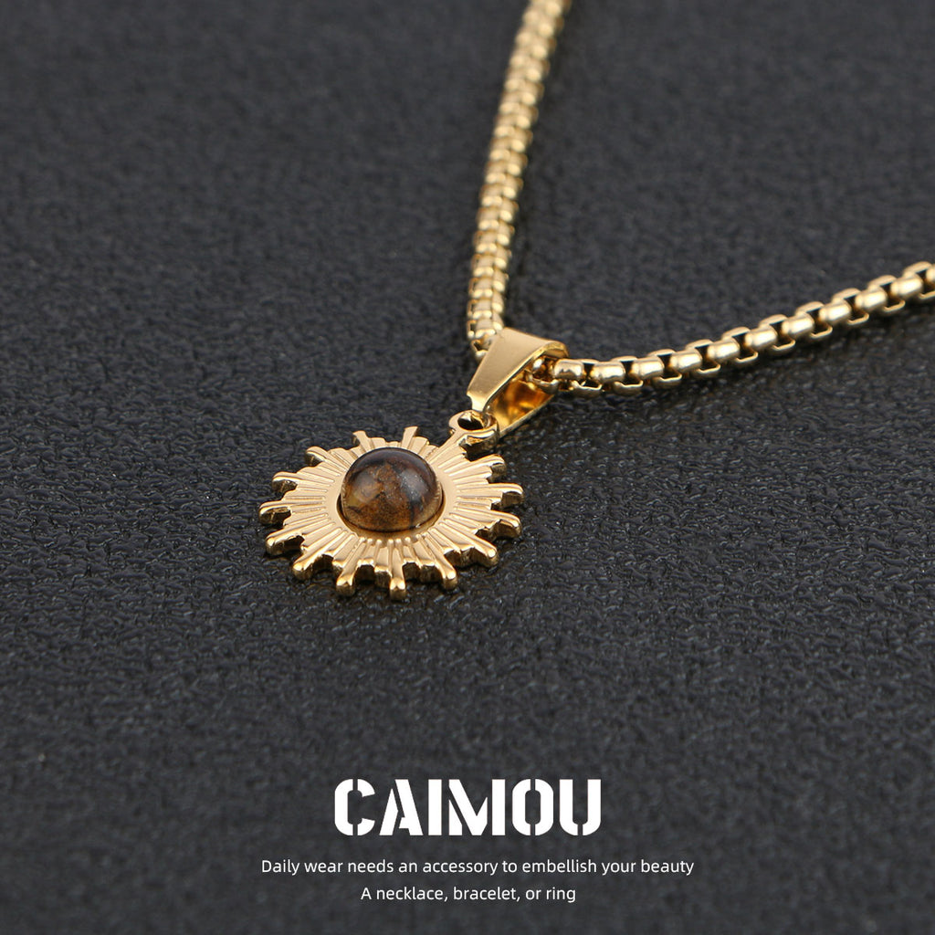 sun necklace
