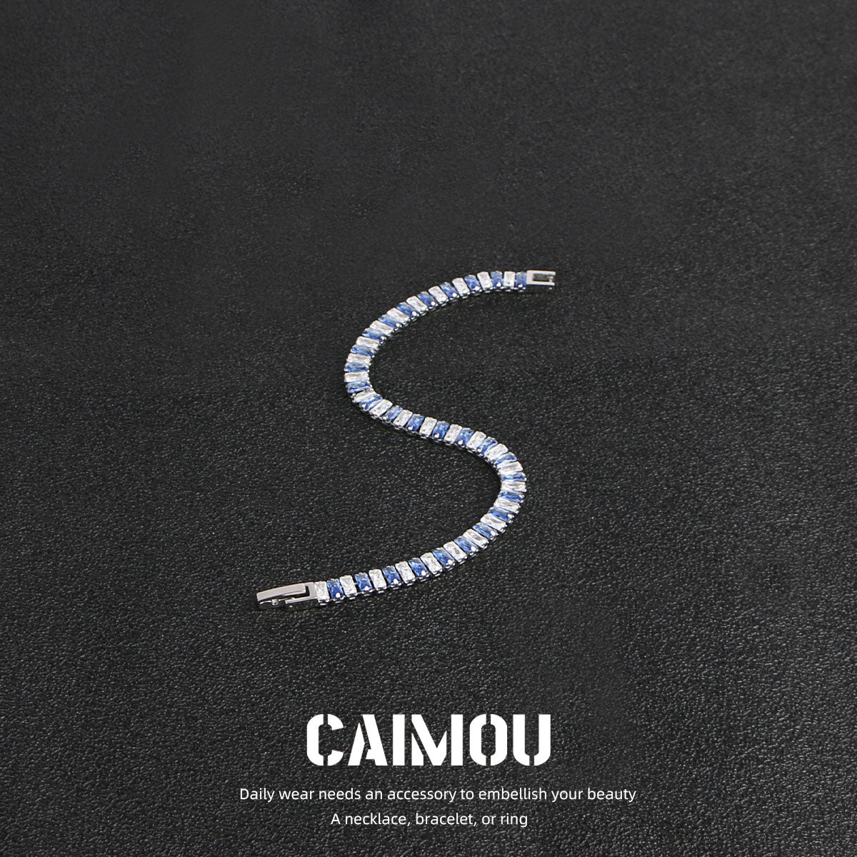 Full diamond zircon bracelet