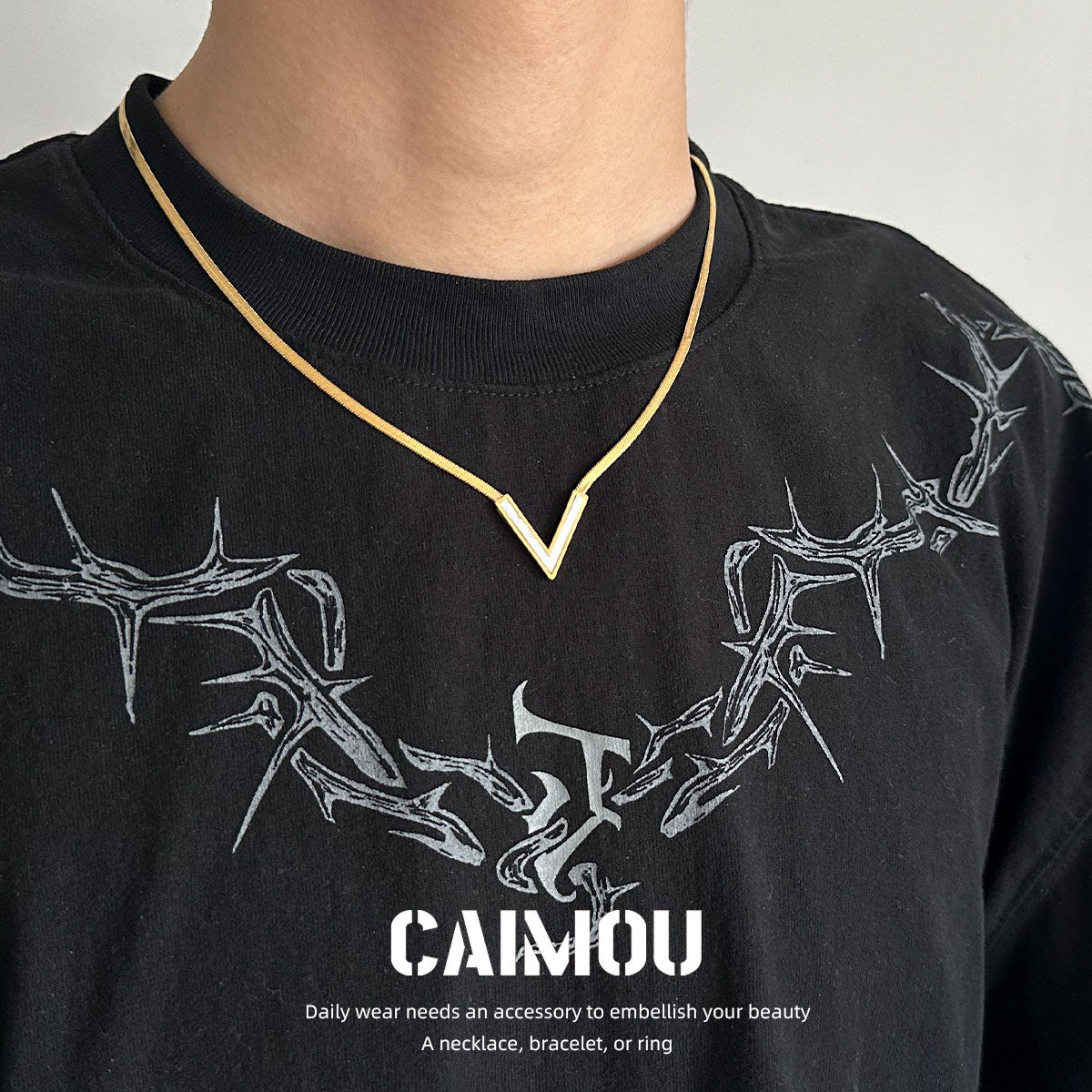V-Shape Choker Necklace