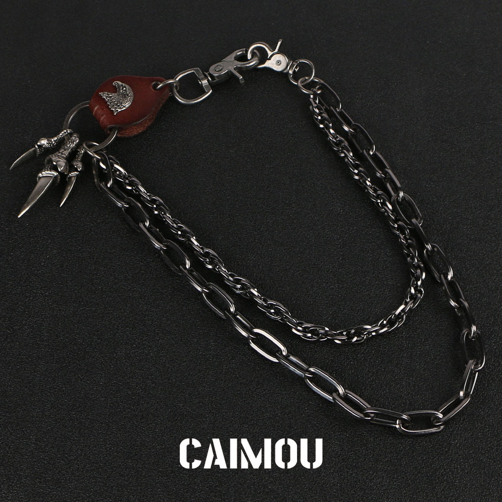 Eagle Claw Double-Layer Pants Chain