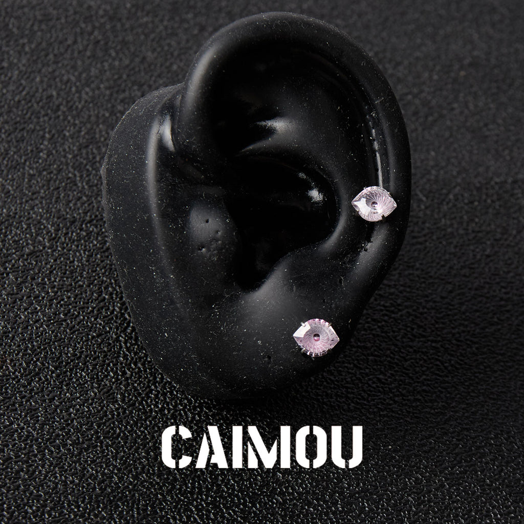 Evil Eye Zircon Stud Earrings