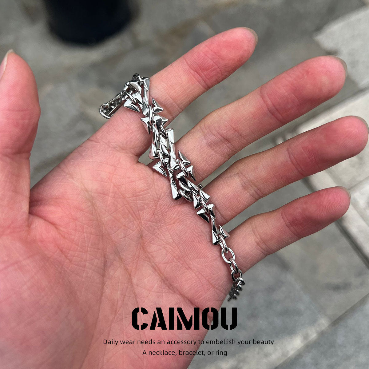 z-shaped bracelet
