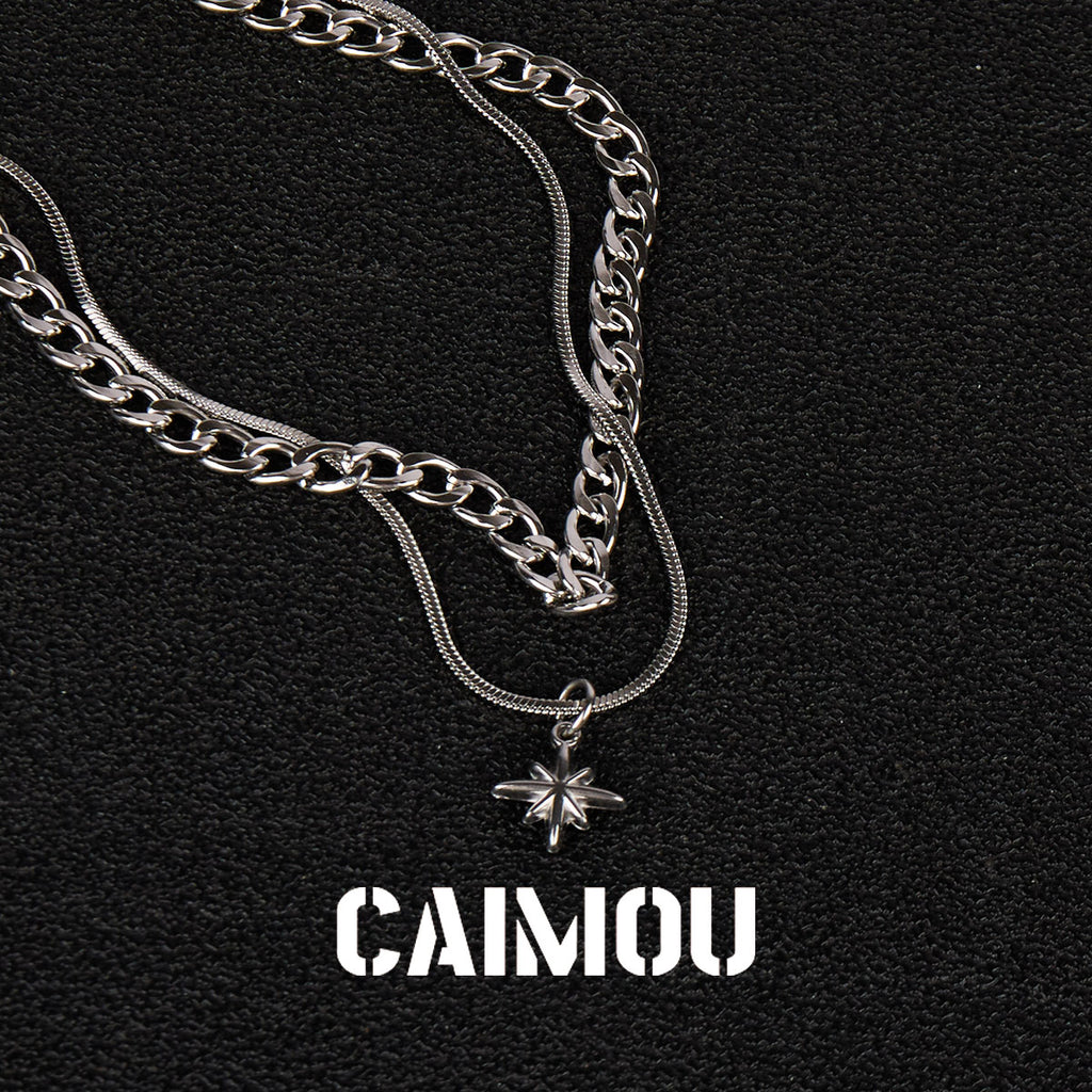 Octagram Double Layer Necklace