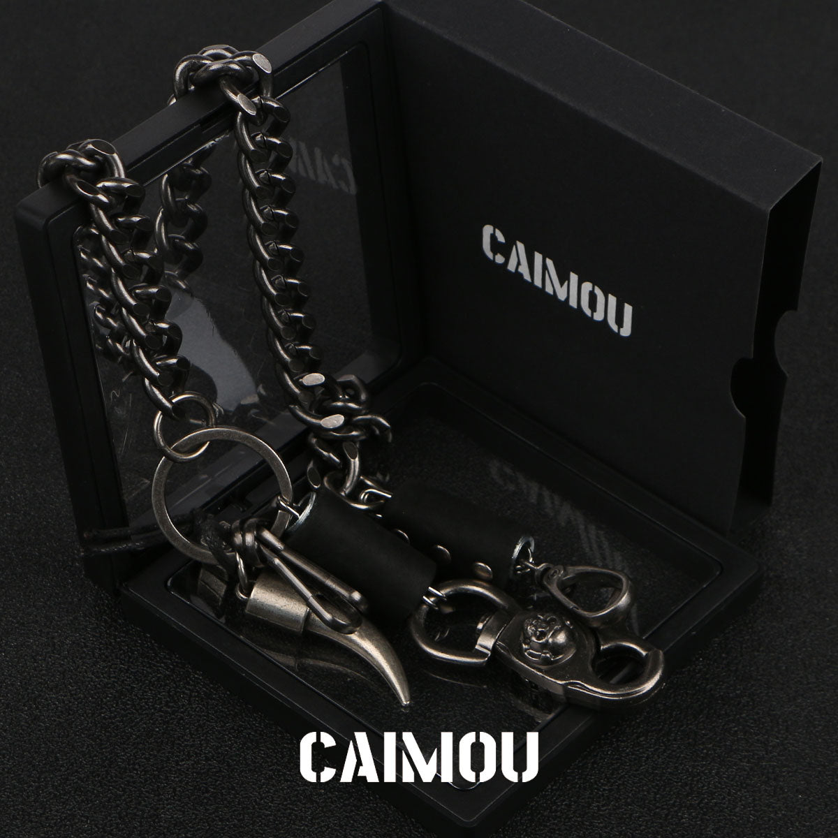 Tusk Pendant Single Layer Pants Chain