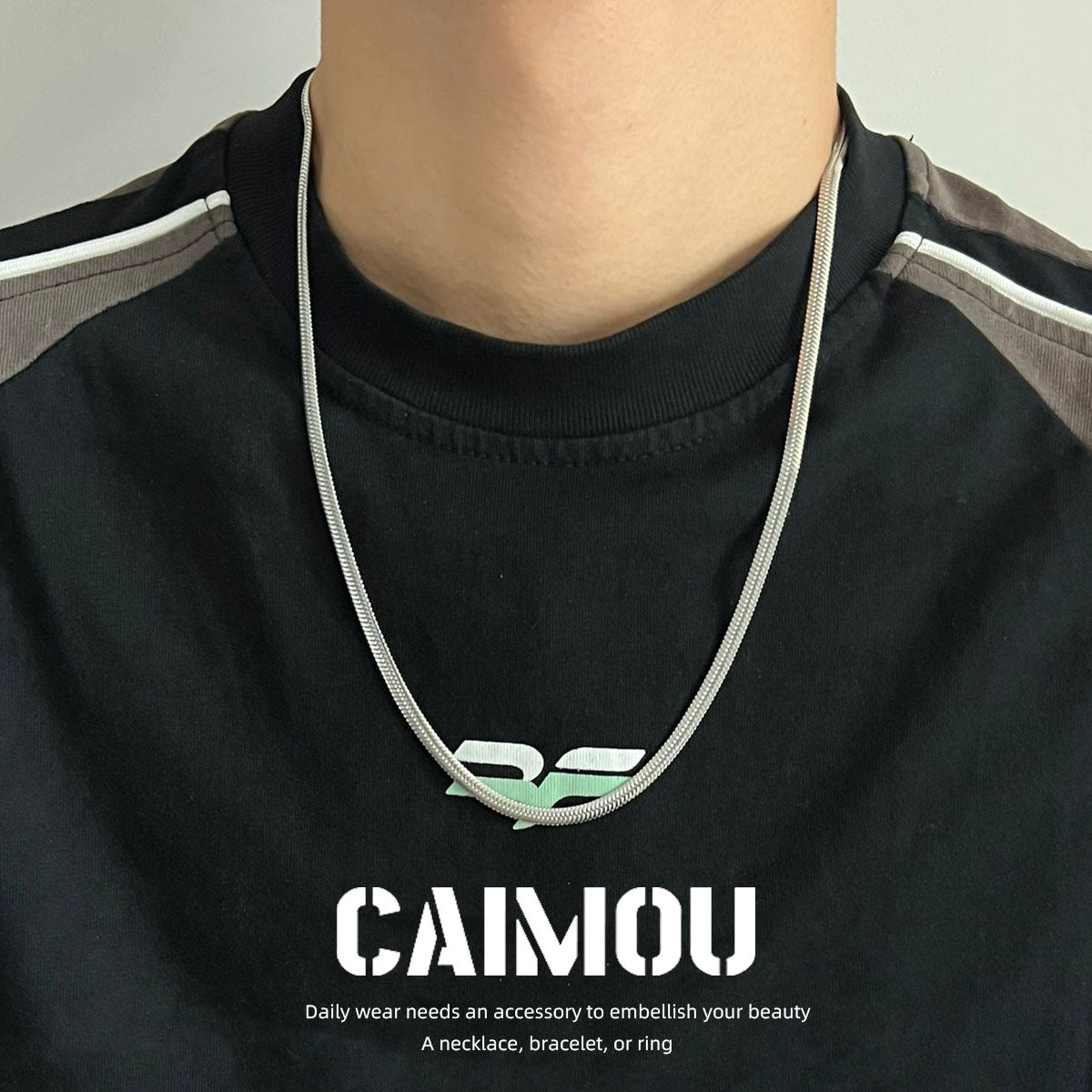 Flat Snake Chain Necklace