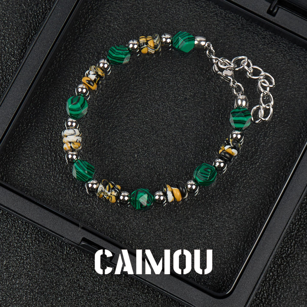 Malachite Beaded Bracelet