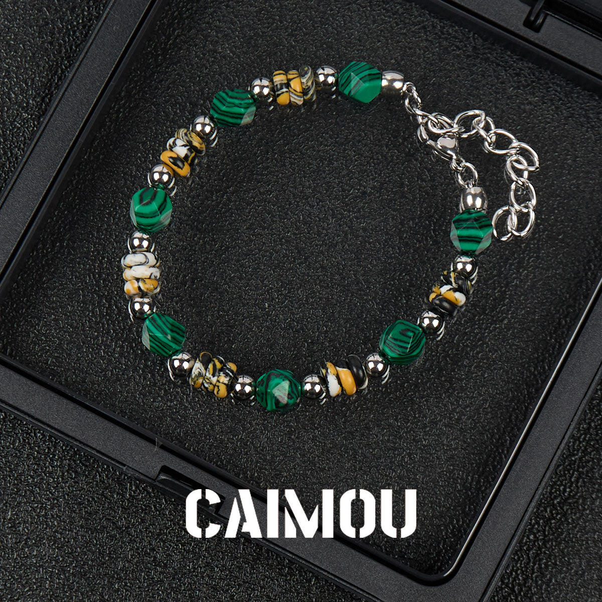 Malachite Beaded Bracelet