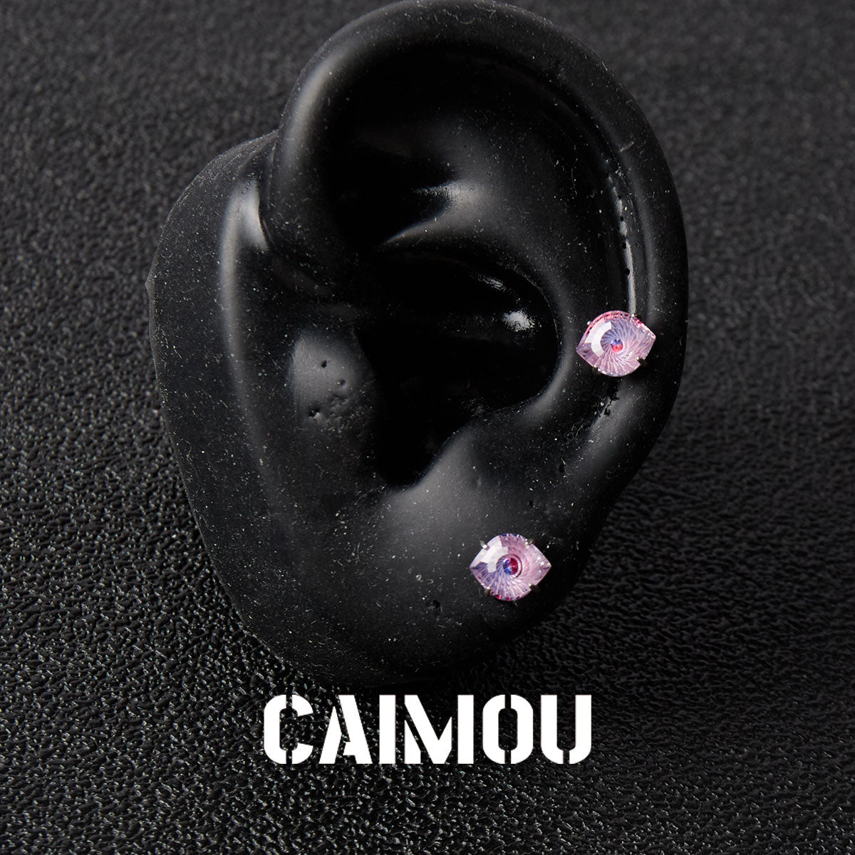 Evil Eye Zircon Stud Earrings