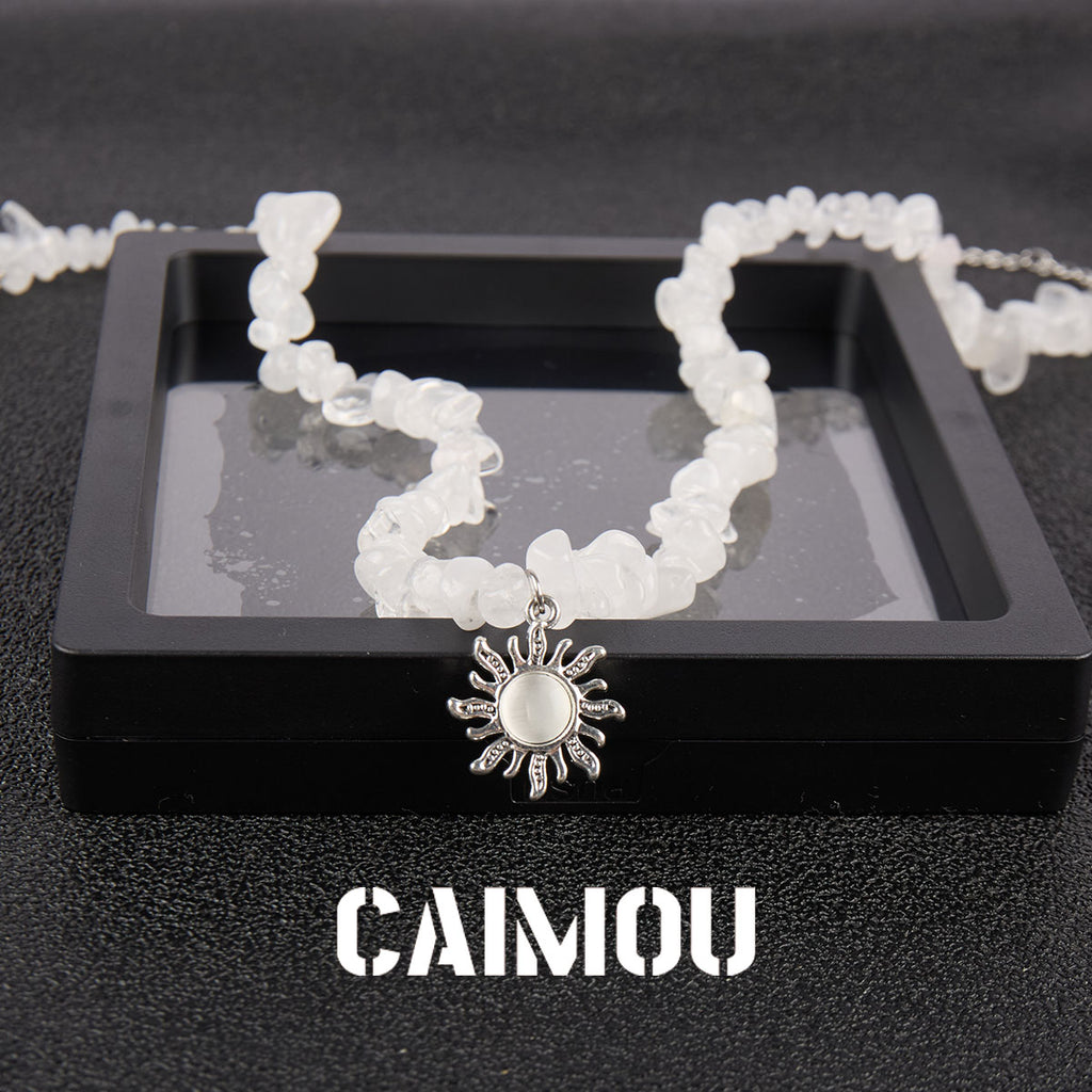 White Sun Choker Necklace