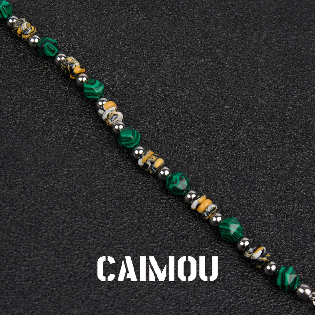Malachite Beaded Bracelet