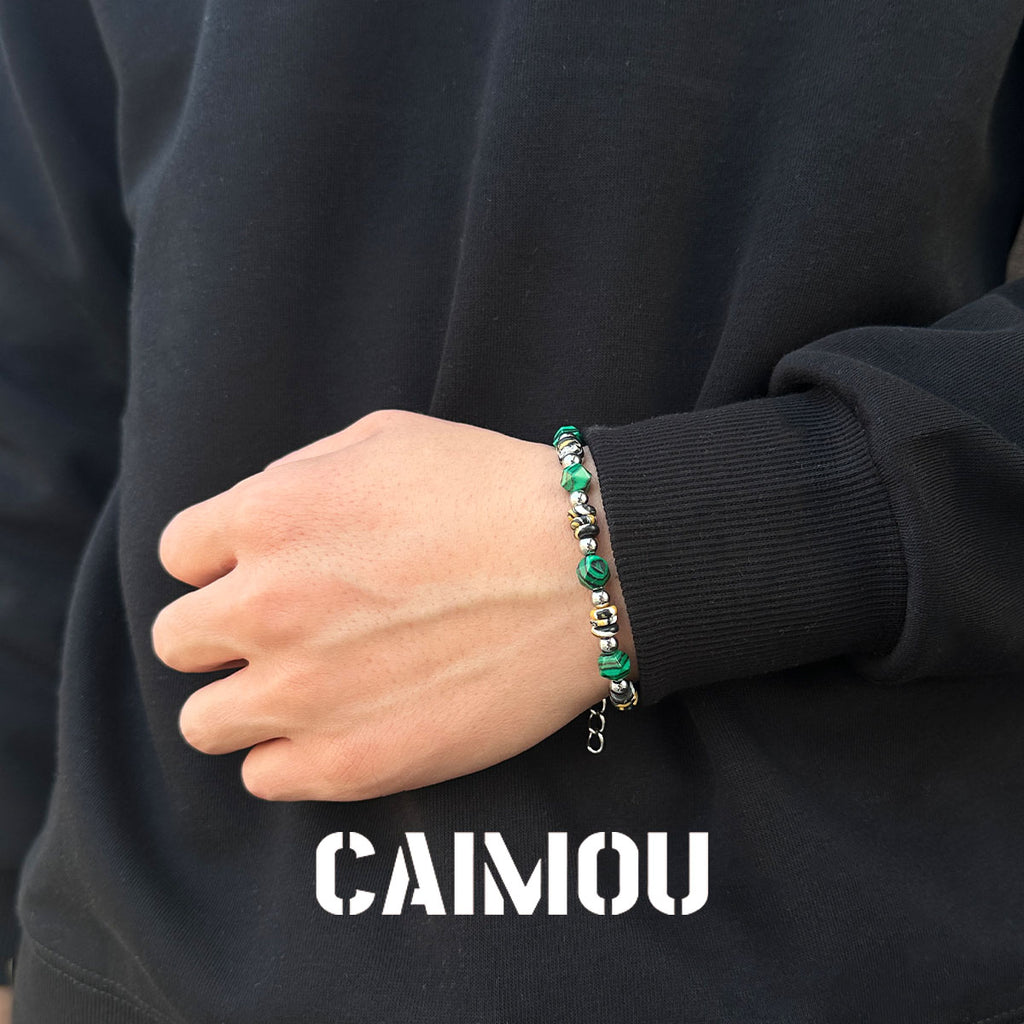 Malachite Beaded Bracelet